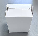 Бокс для локшини 300 мл білий (85*66*104), фото 3