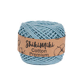 Еко шнур Shikimiki Cotton Premium 2 мм, колір Попелясто-блакитний