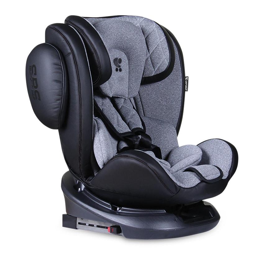 Автокрісло Lorelli AVIATOR ISOFIX (0-36кг) (black/light grey), фото 1