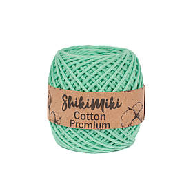 Еко шнур Shikimiki Cotton Premium 2 мм, колір Зелена м'ята