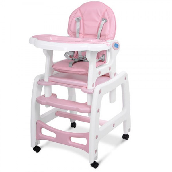 Стільчик для годування Bambi M 1563-8-1 (pink), фото 1