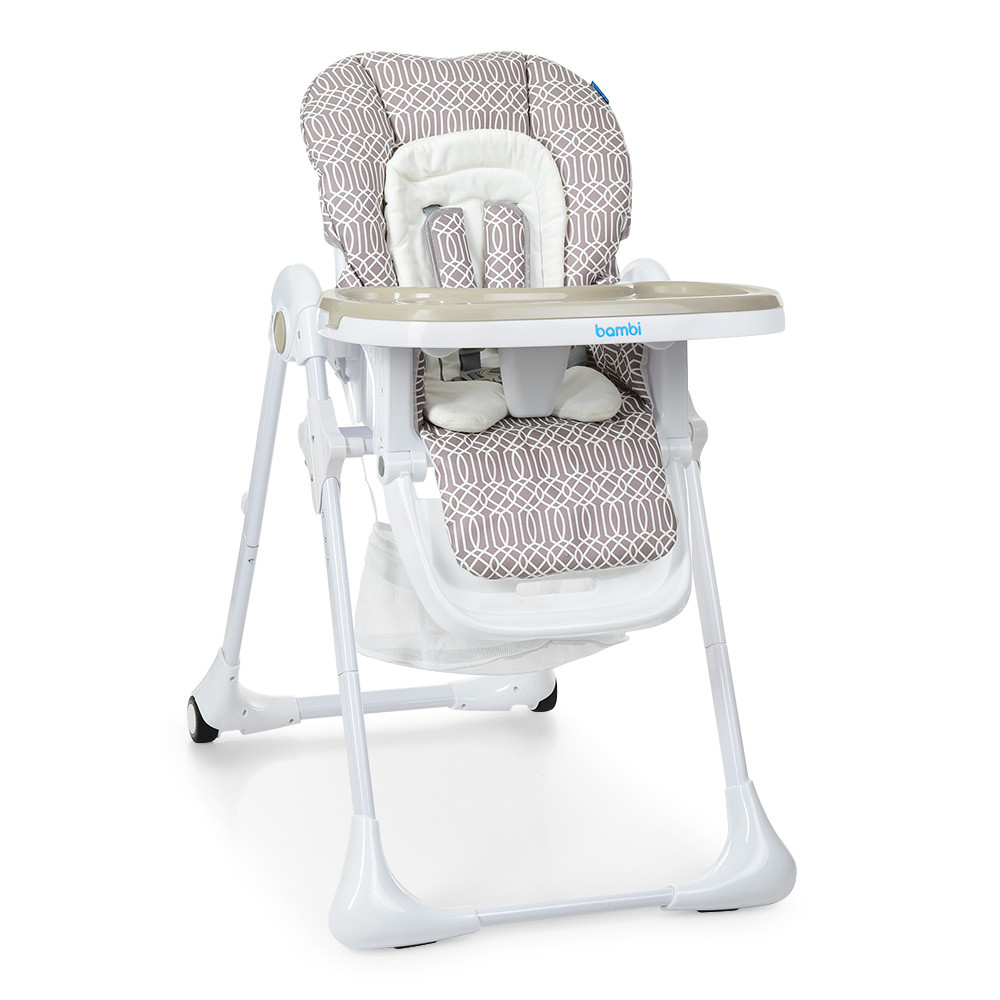 Стільчик для годування Bambi M 3890 (ornament beige), фото 1