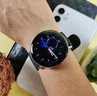 Круглые смарт часы М30 Smart Watch M30, SUPER AMOLED, 42 mm. Черные.