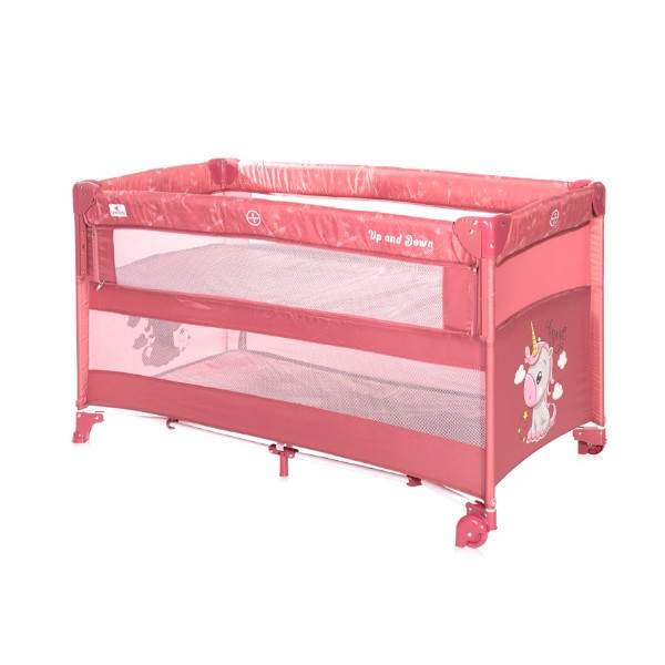 Манеж Lorelli UP AND DOWN (rose velvet unicorn)