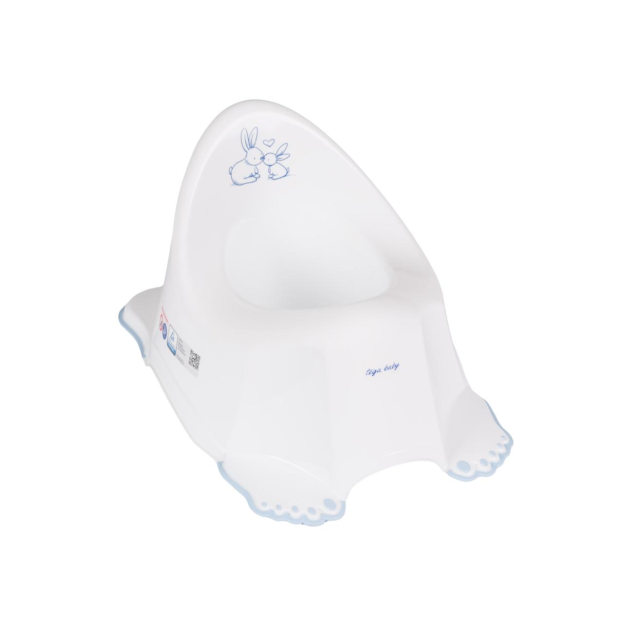 Горщик антиковз. муз.Tega Rabbits PO-058 white