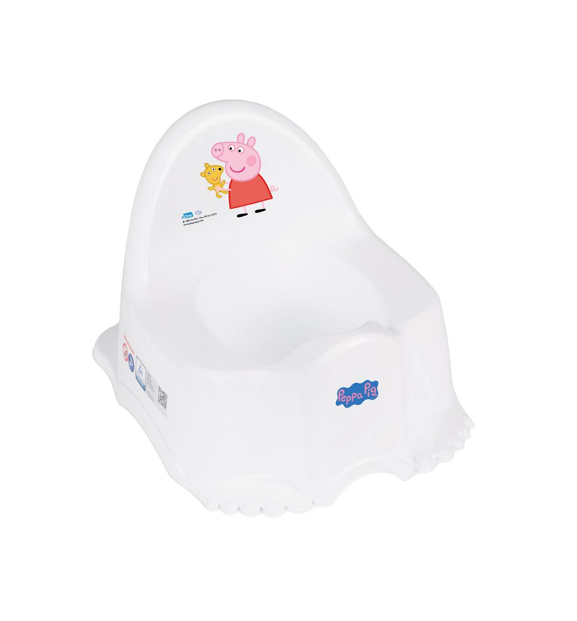 Горщик антиковз. муз. Tega Peppa Pig PO-066 white/pink