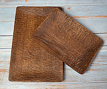 Набір із дерева під старовину для подавання страв I дошки для подавання м'яса та сиру I Набір ручної роботи, фото 4