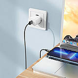Кабель BOROFONE BX87 USB to iP 2.4A,1m, nylon, aluminum connectors, Black, фото 4