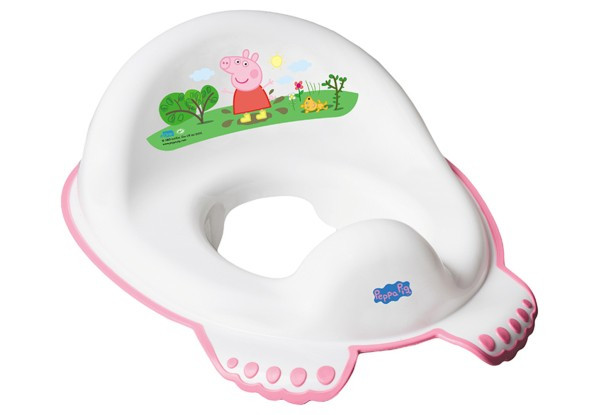 Накладка на унітаз антиковзна Tega Peppa Pig PP-002 white/pink