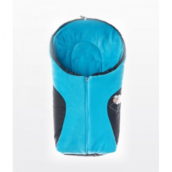 Конверт Sensillo Polar 75x36 - black/turquoise