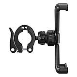 Велотримач для телефона Baseus Quick to take cycling Holder (Applicable for bicycle and Motorcycle）Black, фото 4