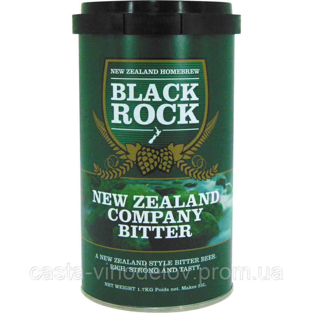 Солодовий екстракт "BLACK ROCK" MALT EXTRACT NEW ZEALAND COMPANY BITTER