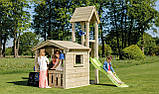 Дитяча ігрова вежа з будиночком Blue Rabbit LOOKOUT + SWING, фото 3