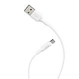 Кабель HOCO X25 USB to Micro 2A, 1m, PVC, PVC connectors, White, фото 5