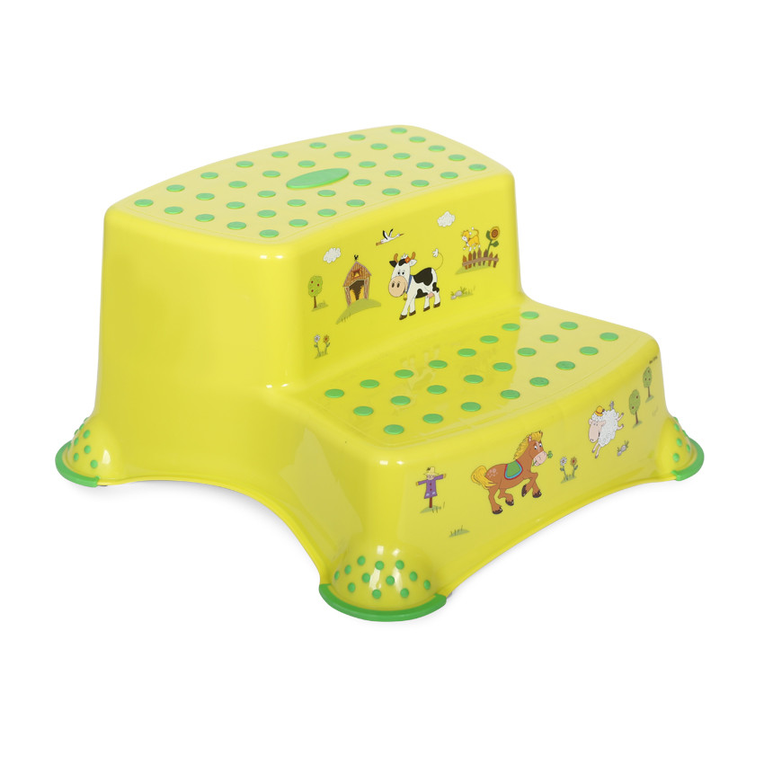 Дитяча сходинка подвійна Lorelli FUNNY FARM (green meadow)