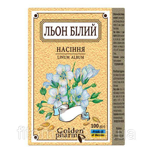 Льон білий насіння 100г