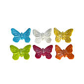 Набір цукрових прикрас "Метелики преміум мікс" 6 шт (Slado)