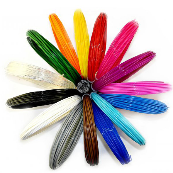 Пластик к 3D ручке. Эко 3D-пластик PLA. Набор из 20 цветов. PU-201 (200 метров) - фото 5 - id-p1860672576