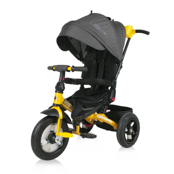 Велосипед 3х кол. Lorelli JAGUAR AIR (black/yellow)