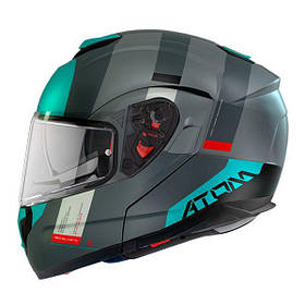 Мотошолом MT ATOM SV Gorex C2 Matt Titanium