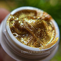 Гель Павутинка ТМ "Nails Luxury" для дизайну нігтів золото.