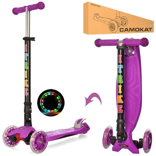 Самокат iTrike Maxi JR 3-003-1-V (violet), фото 1