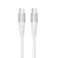 Кабель BOROFONE BX88 Solid 60W silicone charging data cable for Type-C to Type-C White