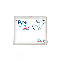 Подгузники для взрослых Pure Med X Large (120-160см, 30шт)