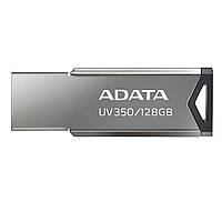 Флеш-накопичувач ADATA USB 3.2 UV 350 128Gb Silver
