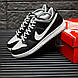 Чоловічі Кросівки Nike SB Dunk Low Black White 43-44-45, фото 8