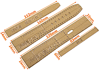 Лекало шаблон для изготовления ремешков (G24-22)
