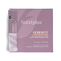 Cуміш екстракту трав з натуральним чаєм з ароматом персика Nutriplus, 30 стіків Serenity