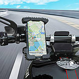 Велотримач для телефона ACEFAST D15 bicycle holder Black, фото 7