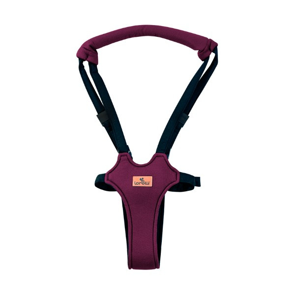 Віжки Lorelli STEP BY STEP (dark red/black)