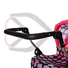 Коляска для ляльок Melogo 9680 (pink/blue), фото 3