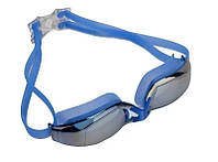 Окуляри для плавання дорослі, плавальні окуляри для басейну з берушами та затискачем для носа, Синій