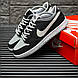 Чоловічі Кросівки Nike SB Dunk Low Black Grey 44, фото 6