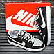 Чоловічі Кросівки Nike SB Dunk Low Black Grey 44, фото 7