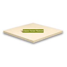 Фанера тополя калібрована Classic Veneer Plywood 1220x2500 4 мм (Сорт 2/3)