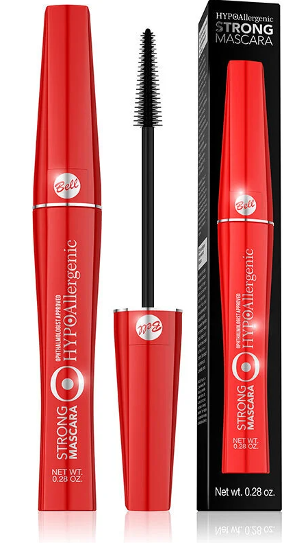 Туш для вій Bell HypoAllergenic Strong Mascara подовжувальна, Black 8 g