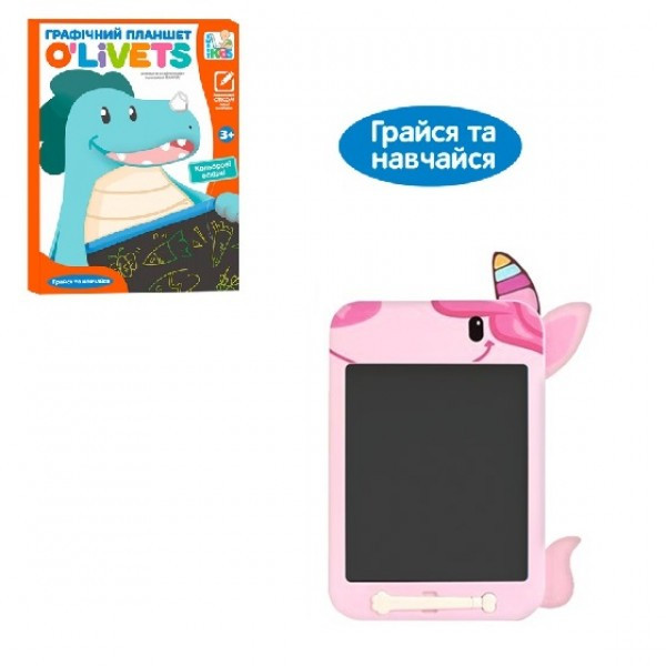 Дитячий ігровий LCD планшет Bambi SK 0051 pink, фото 1