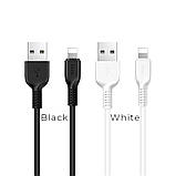 Кабель HOCO X13 USB to iP 2.4A, 1m, PVC, PVC connectors, White, фото 4