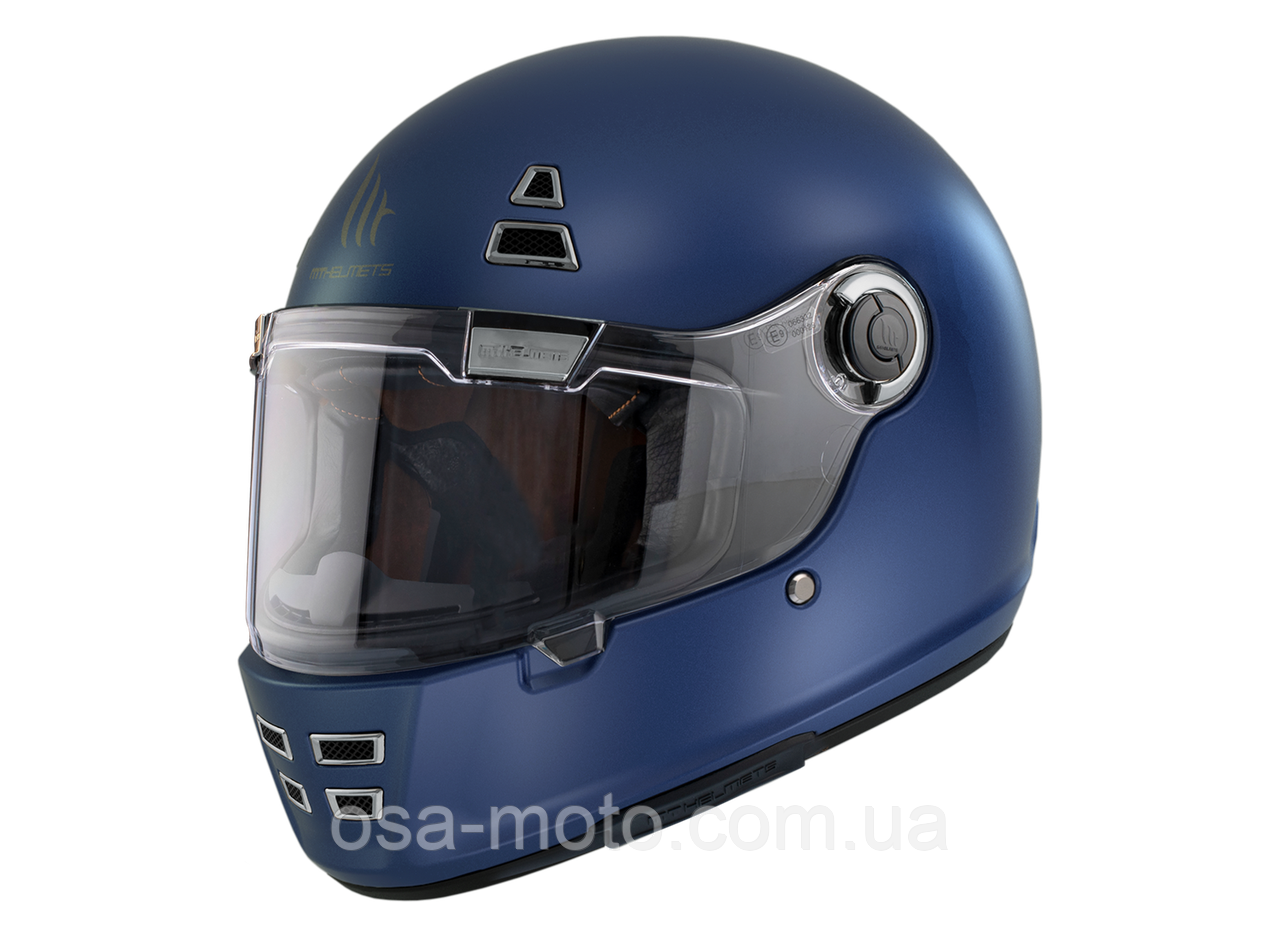 Мотошолом MT Jarama Solid Matt Blue