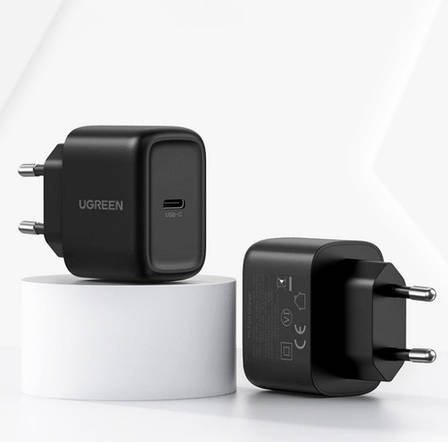 Зарядний пристрій Ugreen CD250 USB Type-C 25 Вт PD кабель USB Type-C to Type-C 2м, фото 1