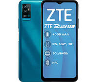 Мобильный телефон ZTE BLADE A71 3/64 GB Gray (Зеленый)