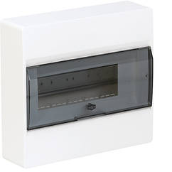 Щит зовнішній з прозорими дверцятами 12 модулів COSMOS VD108TD