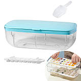 Форма для льоду 2 шт. Supretto з контейнером силіконова (8115), фото 2