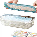 Форма для льоду 2 шт. Supretto з контейнером силіконова (8115), фото 3