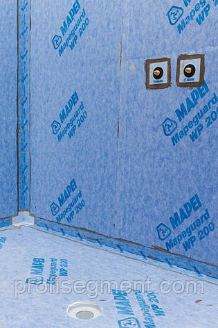 Гідроізоляційний килимок MAPEI MAPEGUARD WP200 1м 1м2, фото 1