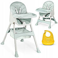 Стільчик для годування Kruzzel Milo Premium зелений (Польща)